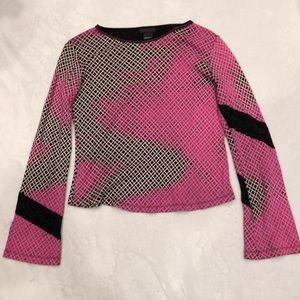 Custo Barcelona pink and black shirt